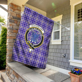 Ochterlony Tartan Crest Garden Flag
